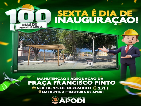 Adequação e manutenção da Praça Francisco Pinto